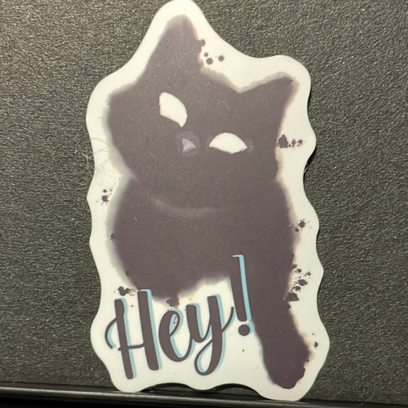 HEY CAT STICKER - Picture 1 of 1